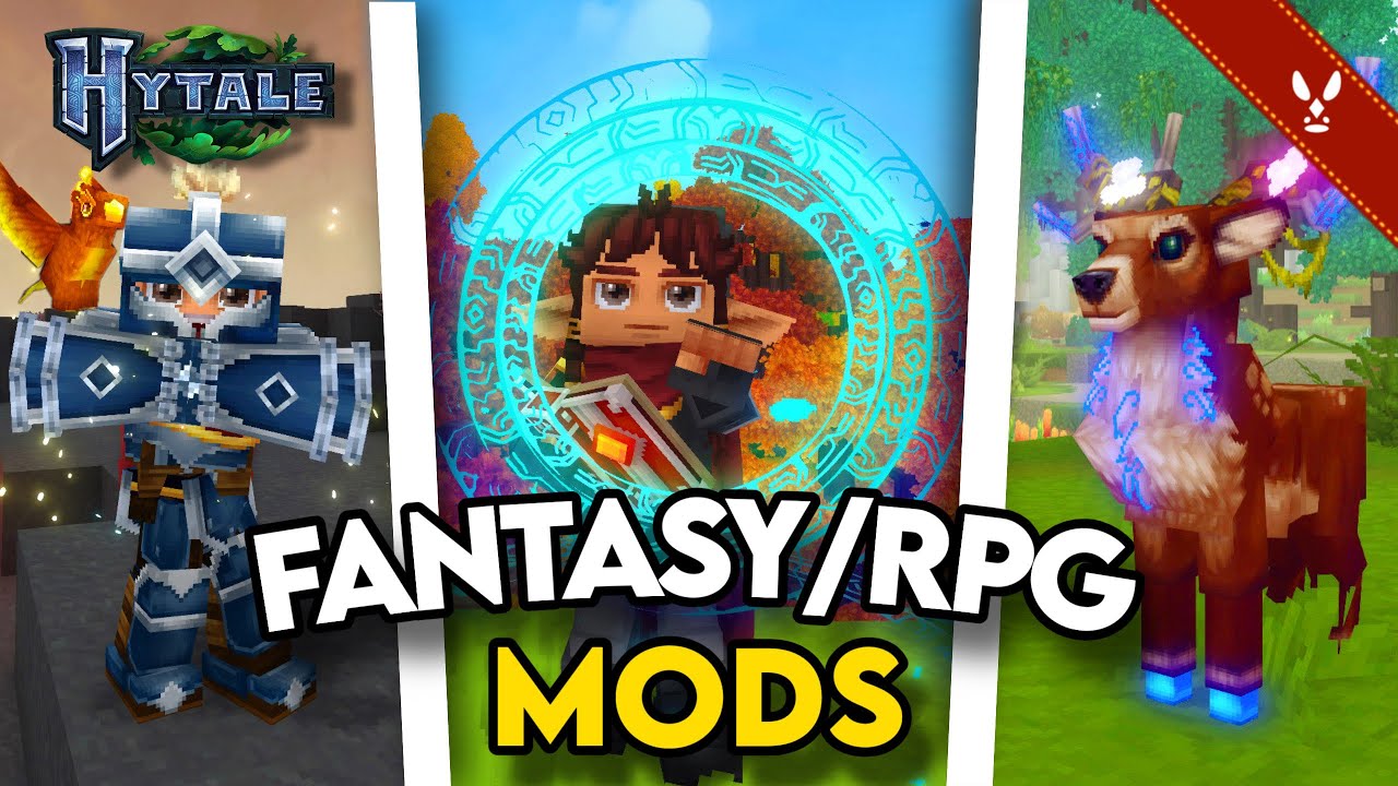 10 Essential RPG/Fantasy Mods in Hytale | Mounts, Pets, Classes, And More!