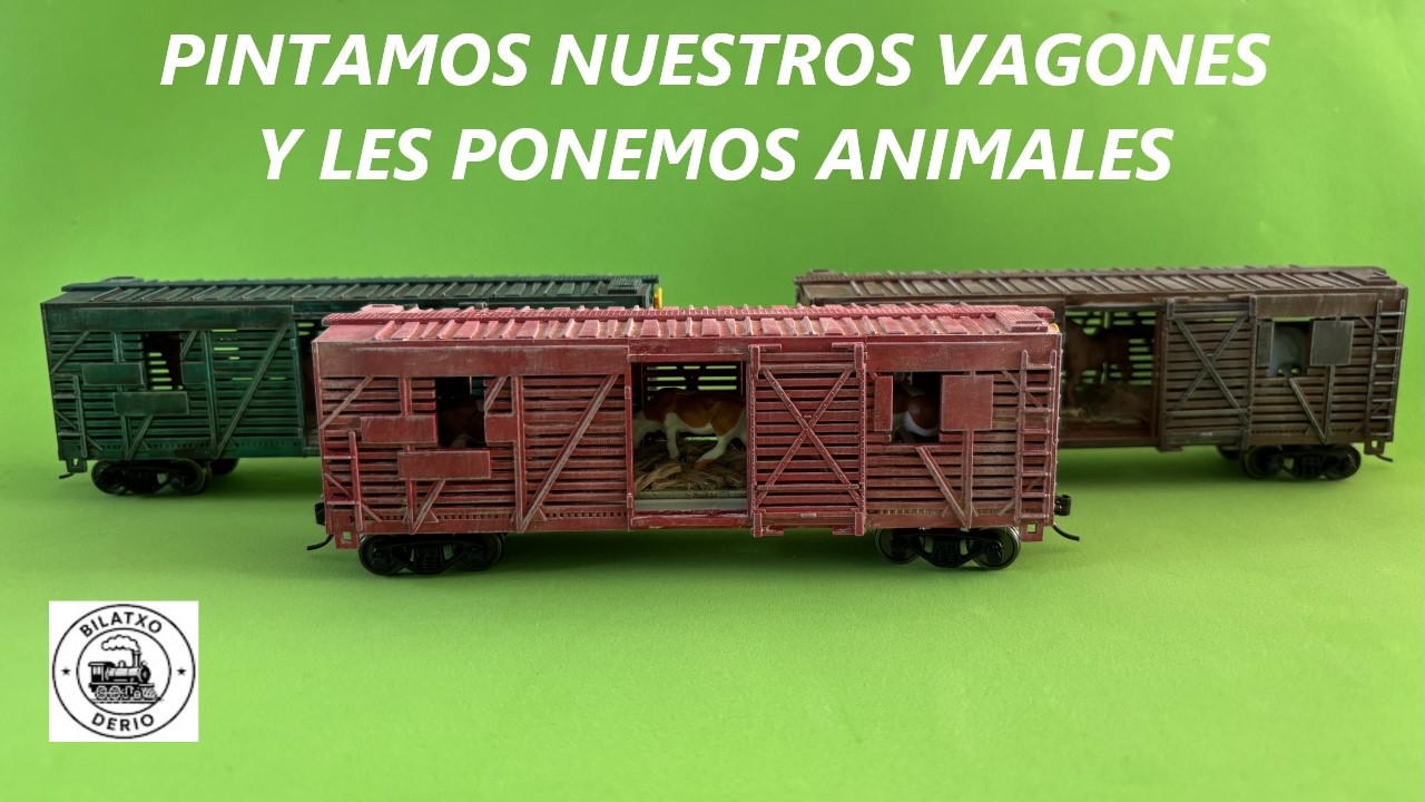 Pintamos nuestros vagones de animales