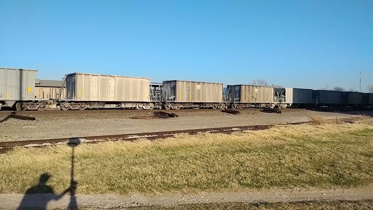 BNSF Nb empty rock train leaving from Temple,Tx. 03/01/2026