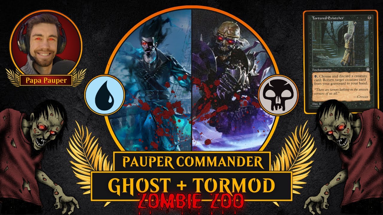 Let's Build 👻 GHORMOD (Ghost of Ramirez + Tormod) Zombie Zoo 🧟 for cPDH Competitive Pauper Commander