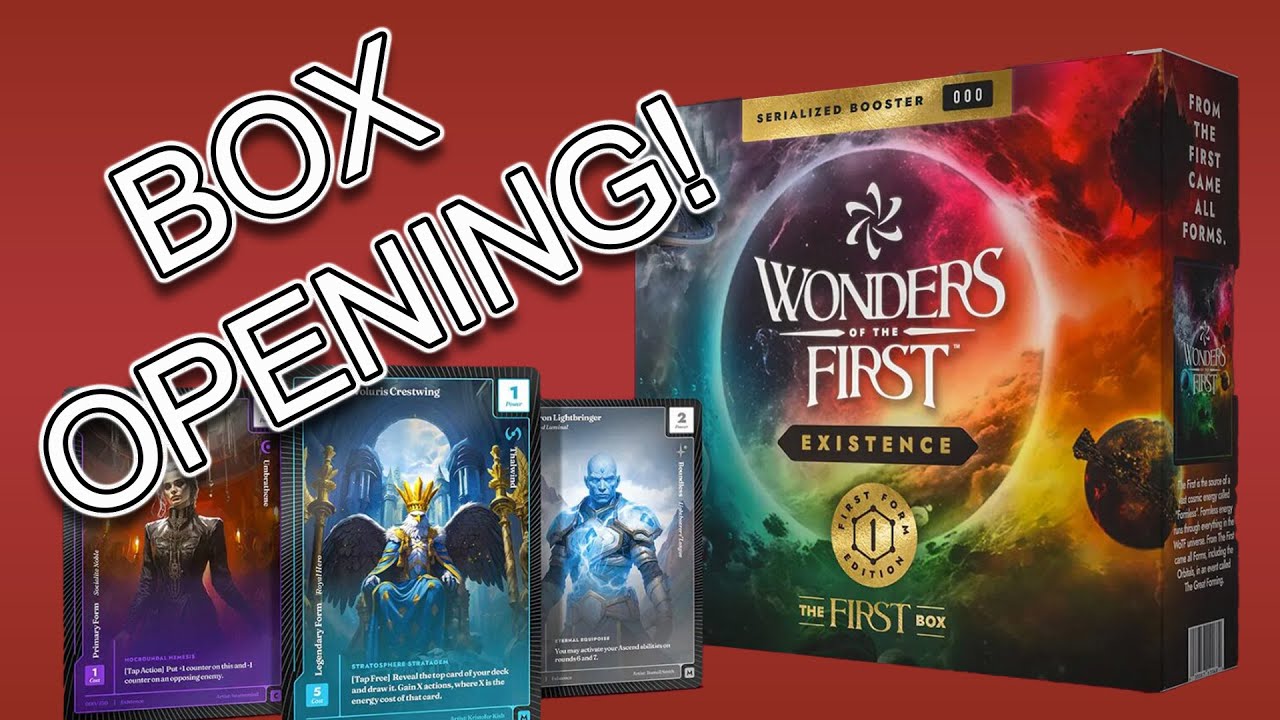 We Bought and Opened a Brand New Card Game! (Wonders of the First)