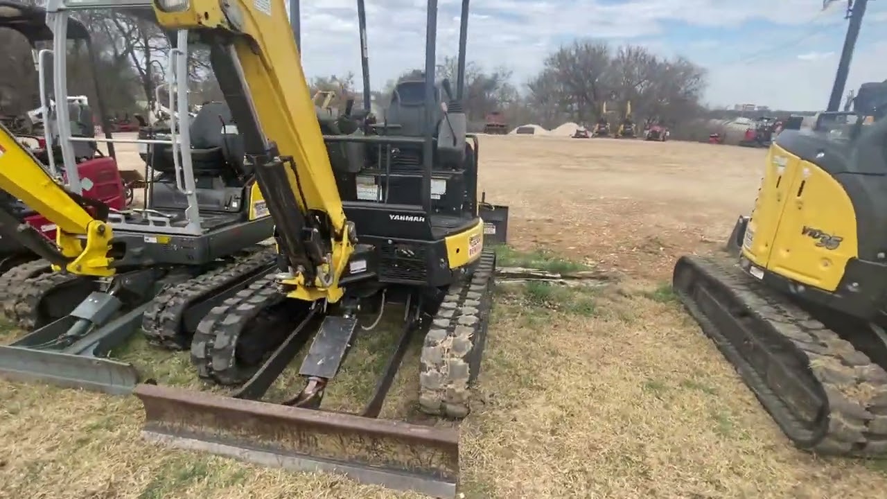 Rental mini excavators pattern change.  Yanmar and Wacker Neuson.  Vio25, Vio35, Vio50, Vio55, EZ38