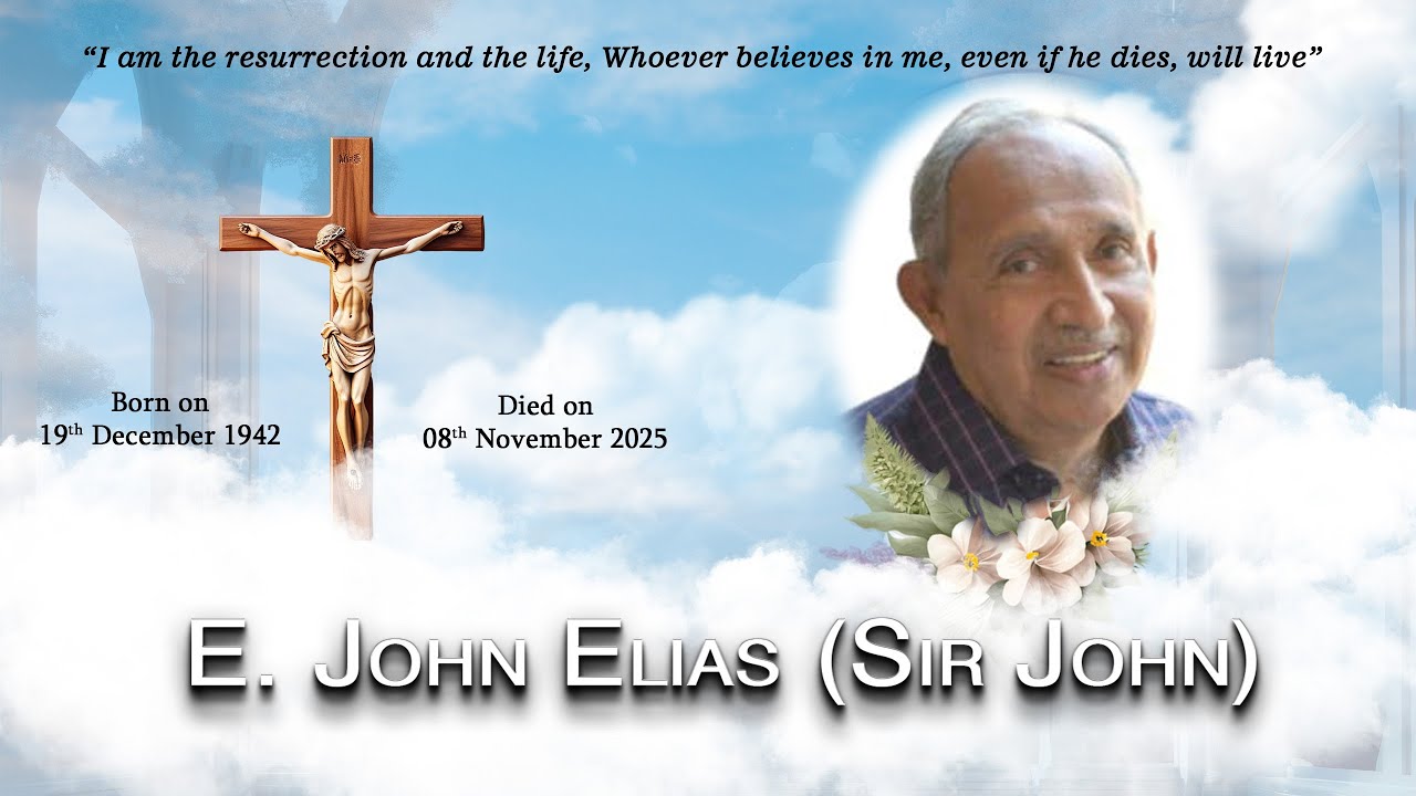 Funeral Mass | E. John Elias | 11th Nov 2025 | Hotel Saaj, Margao.