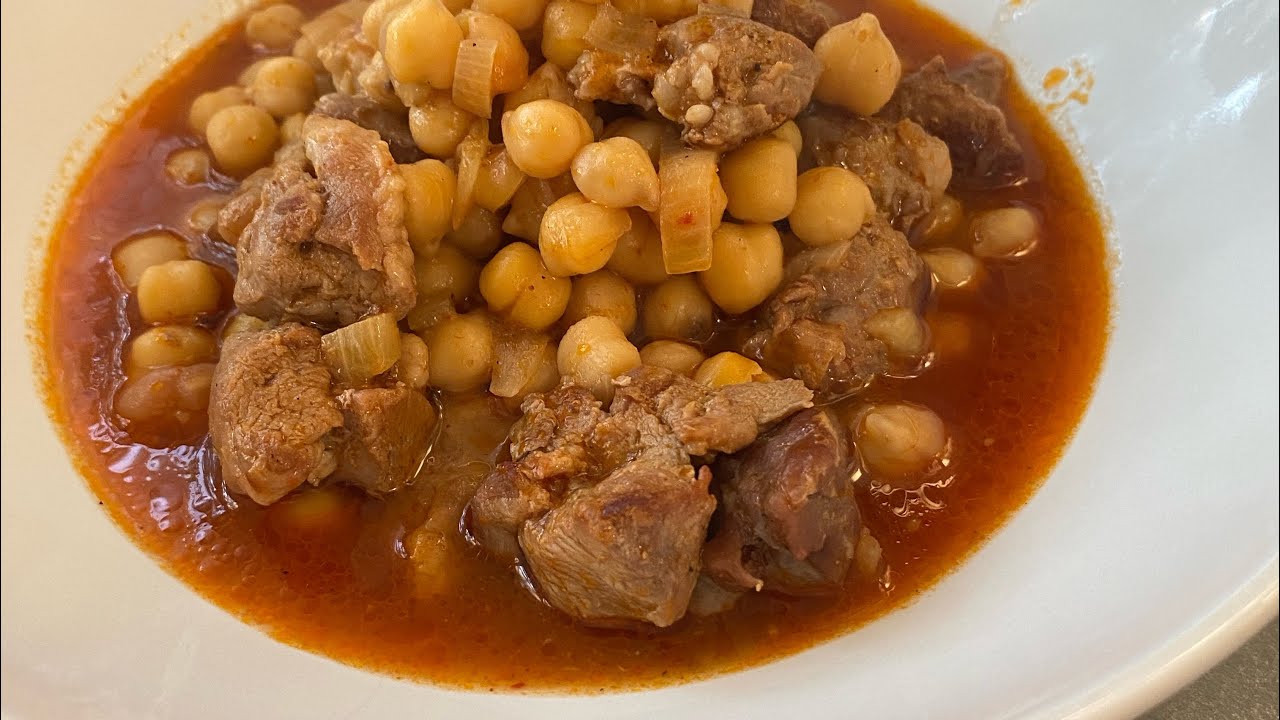 Tagine d’agneau au pois chiches