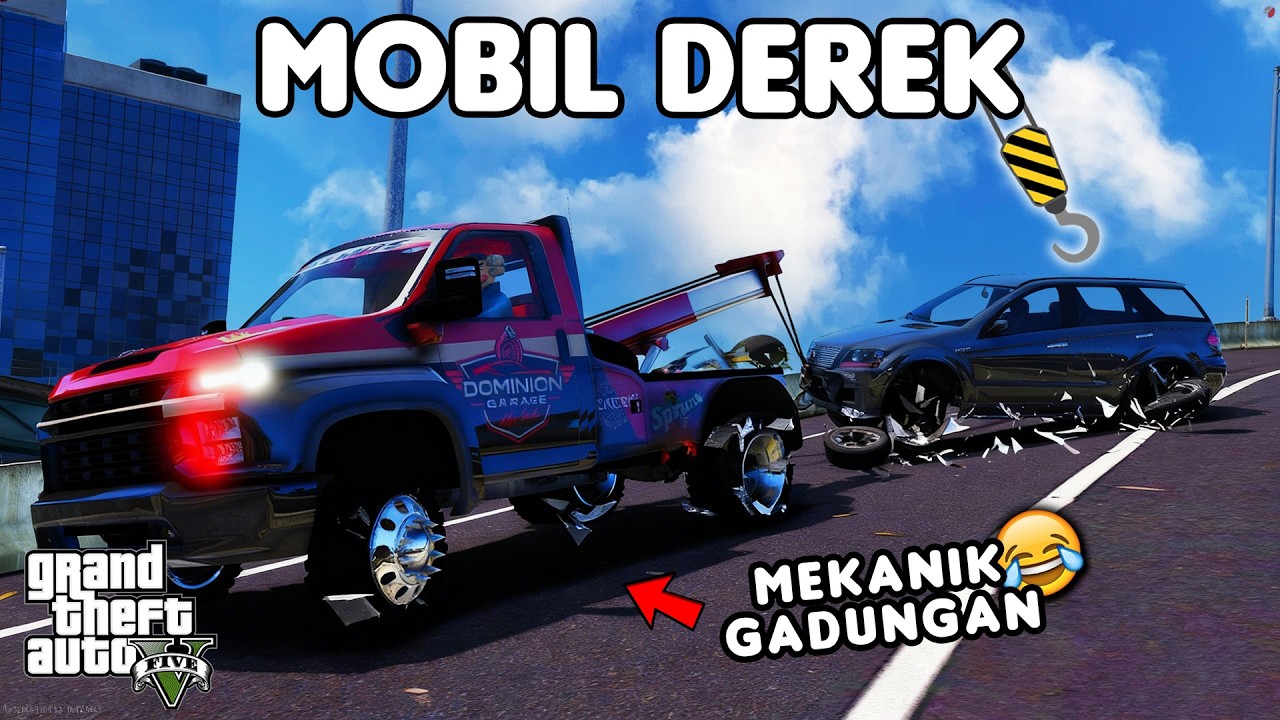 MALING MOBIL PAKE MOBIL DEREK - GTA 5 ROLEPLAY