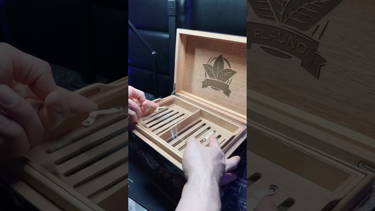 🔥Greatest 100 Count Cigar Humidor🔥#cigars #cigar #humidor #cigarhumidor #cigarlounge #asmr #viral