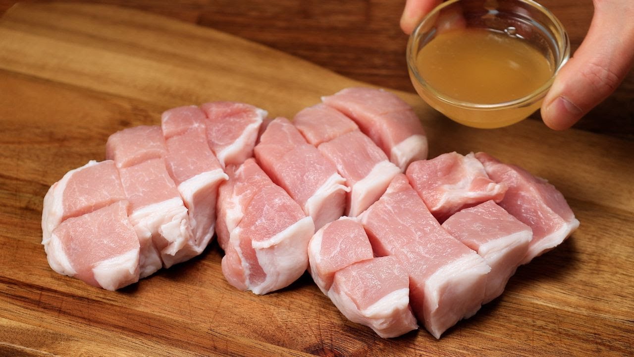 Никогда не ела таких вкусных свиных отбивных! Qucik и легкий рецепт свинины с медом и чесноком