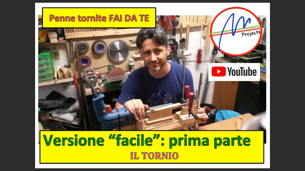 Penne al tornio fai da te, versione facile per tutti, prima parte: Il tornio