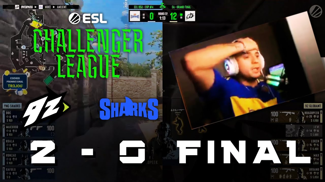 RESUMEN FINAL CONSOLIDATION: 9Z (2) vs. SHARKS (0) | ESL CHALLENGER SEASON 50 CUP 4