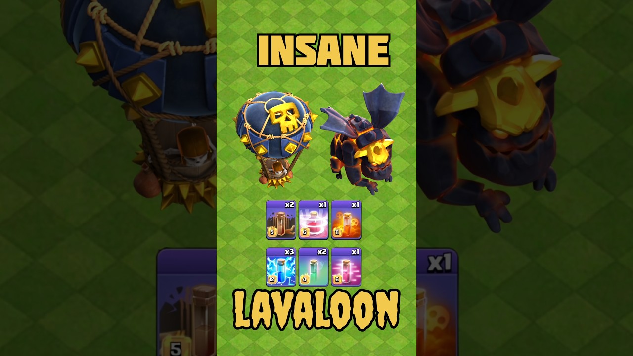 &ldquo;LavaLoon 2.0 is UNSTOPPABLE After Update! 💣🔥&rdquo;#clashofclans #shorts  #lavaloon #viral