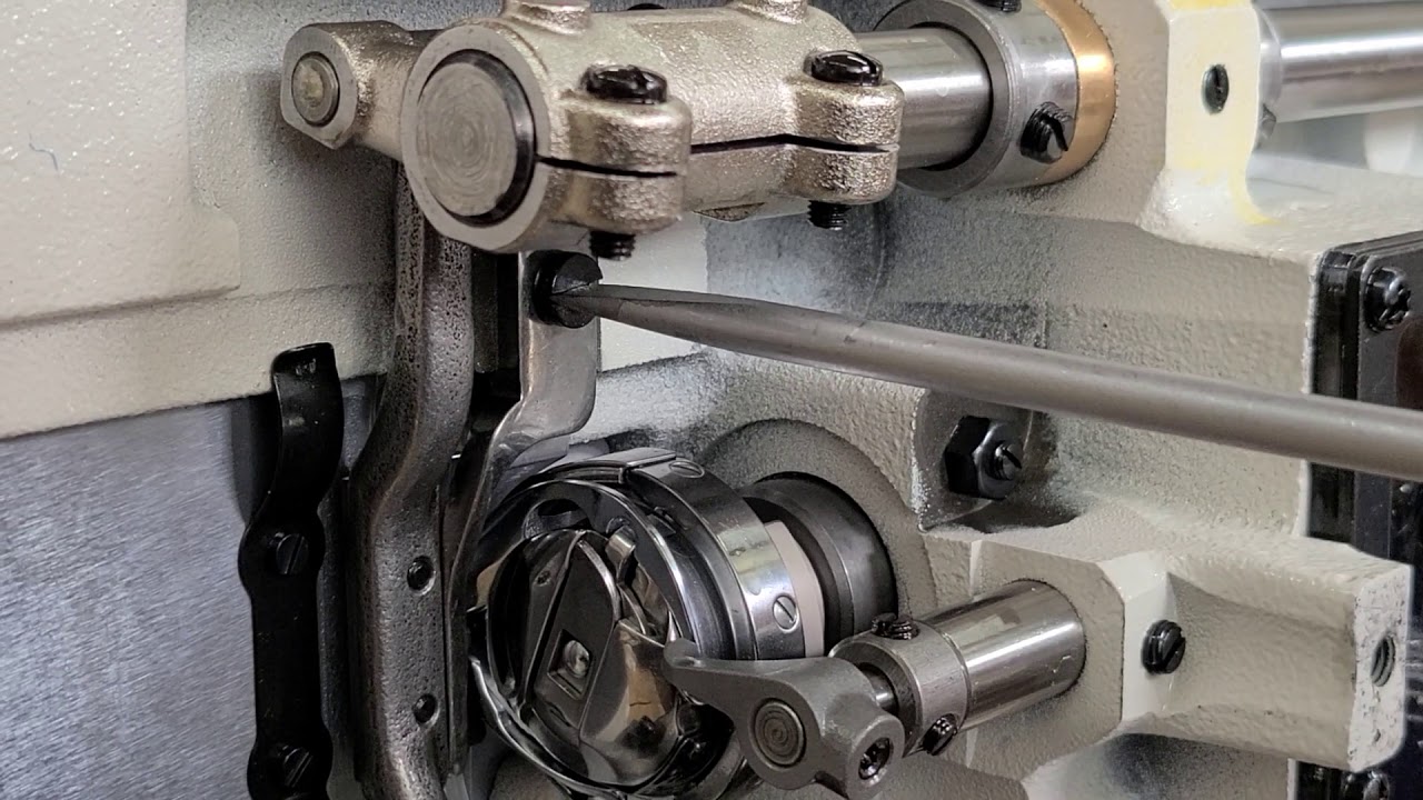 Juki DNU-1541S position finger adjustment