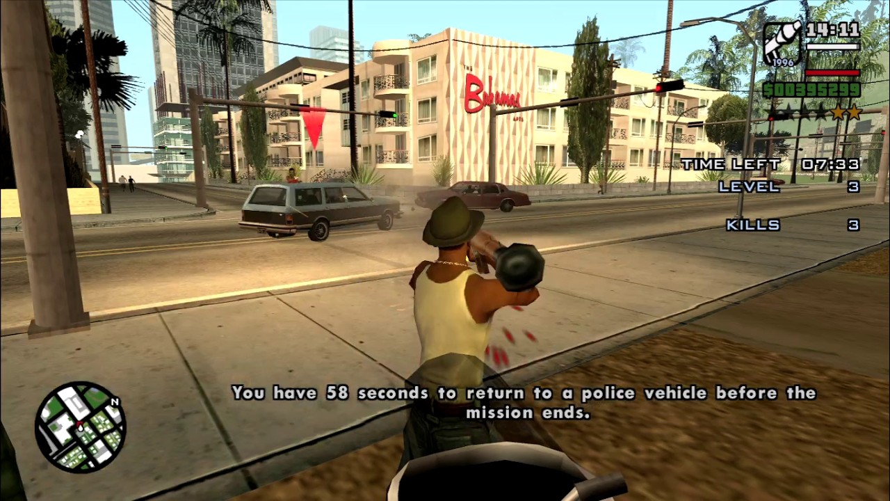 GTA San Andreas Vigilante Missions Using A Rocket Launcher!!!