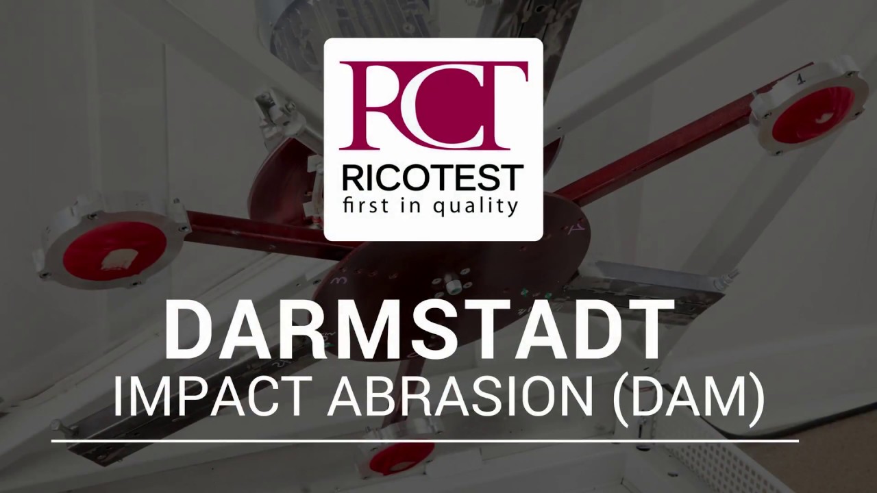 EN 17092 - Darmstadt abrasion test
