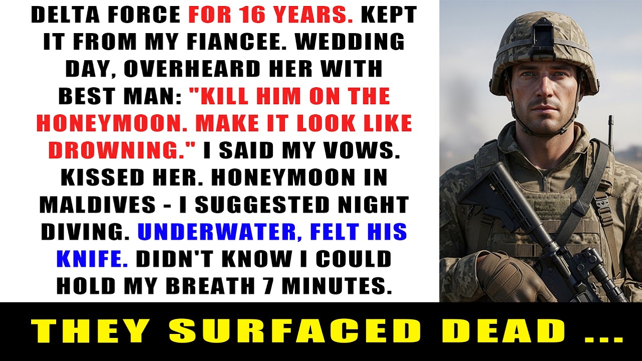 Overheard Fiancée Plan to Kill Me on Honeymoon — She Didn't Know I Was Delta Force