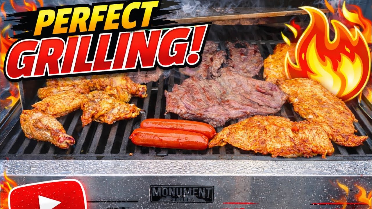 Monument Grills Mesa II 415BZ — Полная проверка приготовления карне асада, курицы и других блюд.