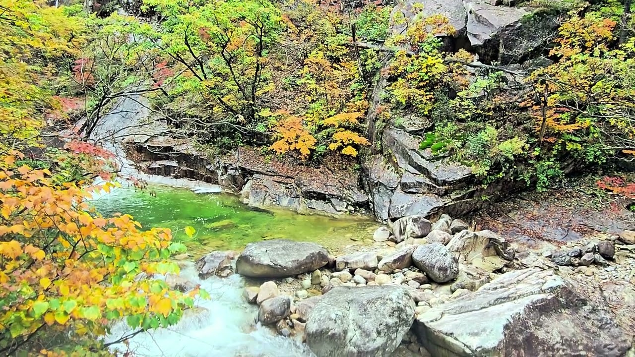 설악산  천불동 계곡 신선한 물소리 집중 숙면 카타르시스Relaxing Nature Sounds for Sleep & Focus, Soft Rapids White Noise