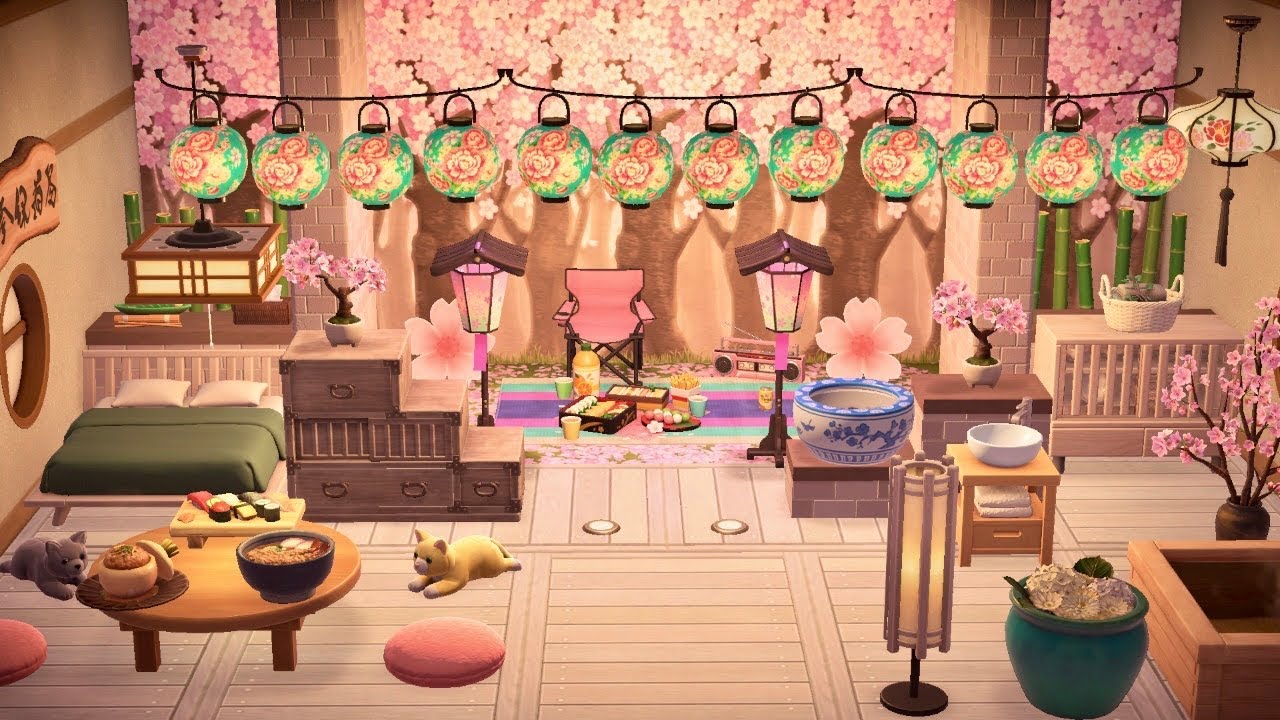 【あつ森】【ホテル】もうすぐ春ですね！お花見ができるVIPルームをホテクリ！！　【あつまれどうぶつの森】