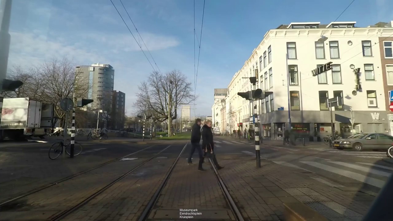 Cabinerit RET tram 7 Route 2016 - 2017 Omleiding richting Oostplein