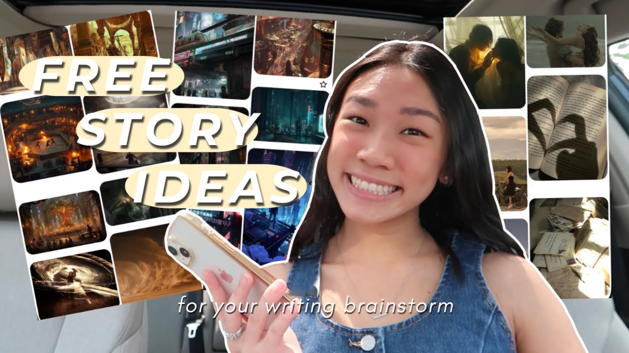 giving you 25 FREE STORY IDEAS for your writing brainstorm 💡☁️