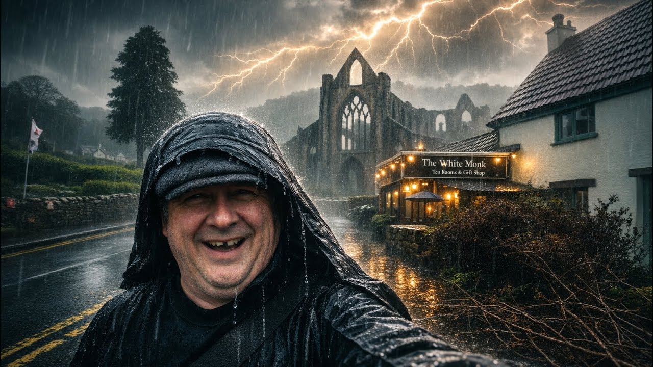 EXPLORING Tintern abbey and Wye Valley in the Rain!