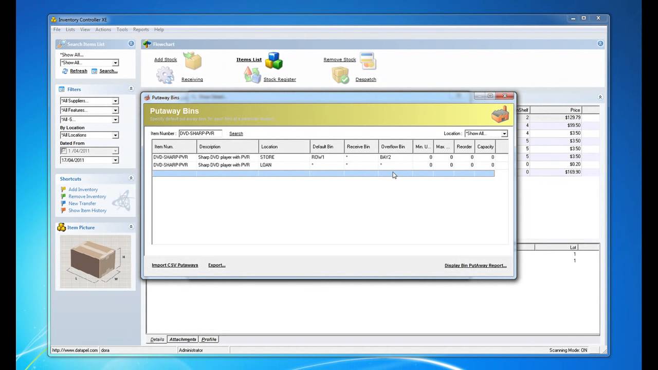 ICXE Advanced Workflows - Putaway Bins