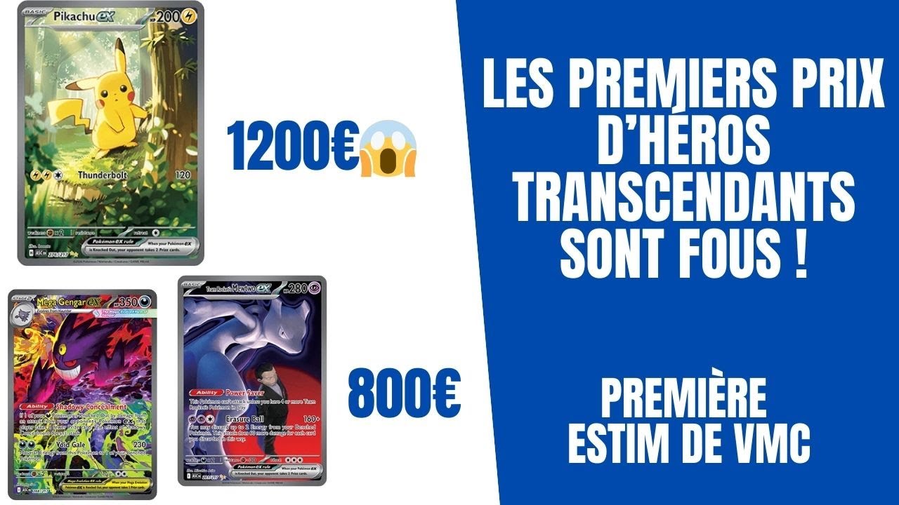 Les premiers prix des cartes d'Héros Transcendants sont fous 😱