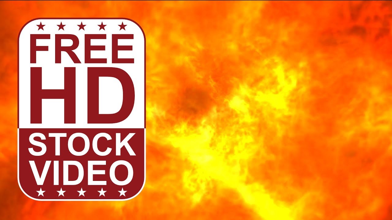 Free Stock Videos &ndash; abstract animated colorful fire burning seamless loop 2D animation