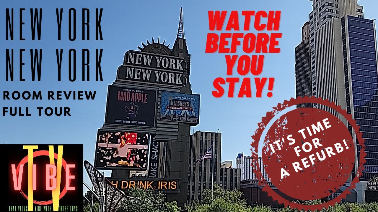 NY NY Las Vegas (Full Tour) Room, Pool and Casino