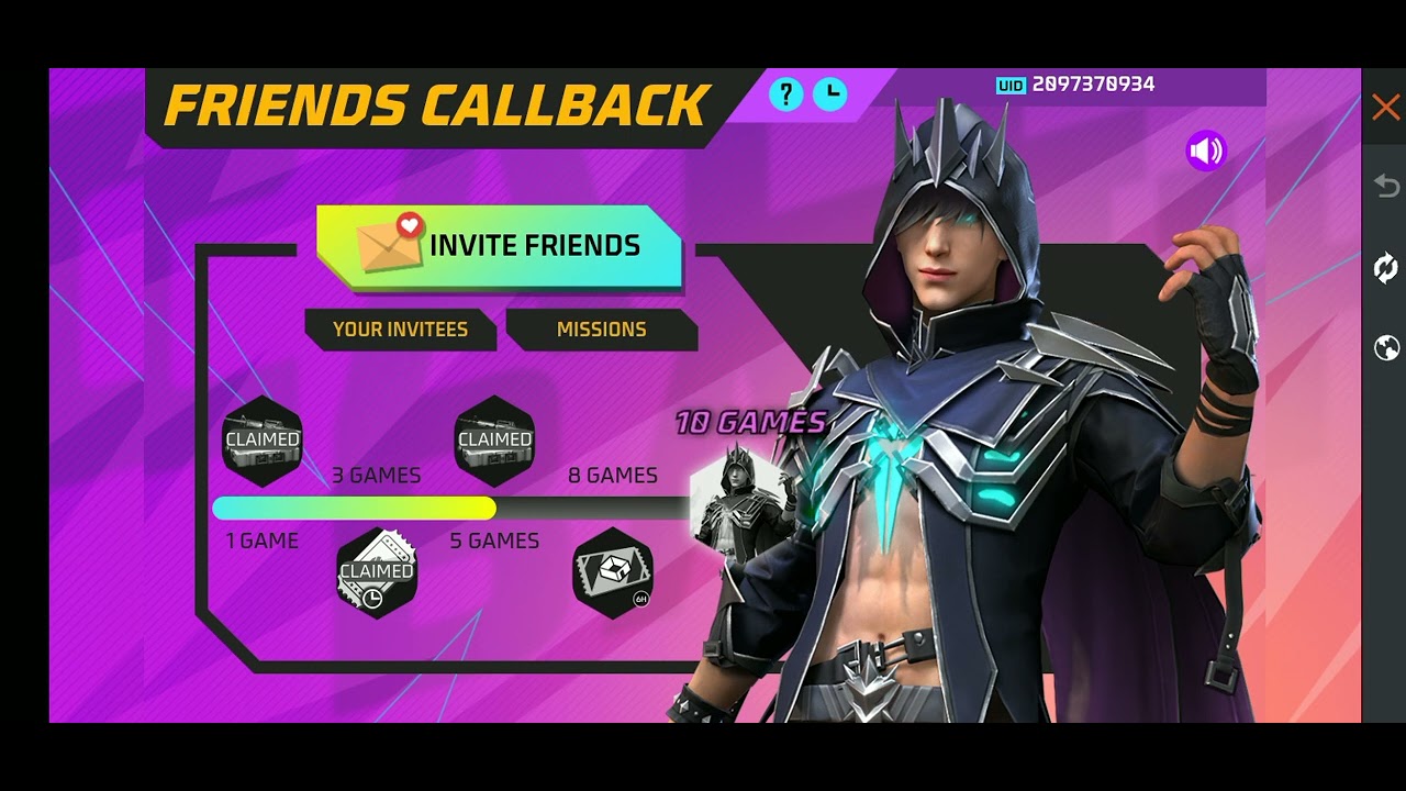 How To Complete Friends Call Back Event | Free Fire New Event