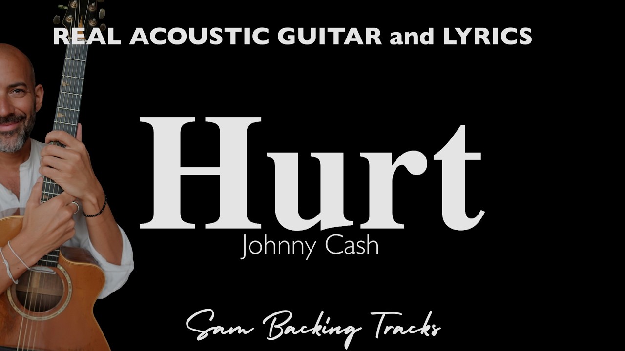 Hurt - Johnny Cash (Acoustic Karaoke | Original Key)
