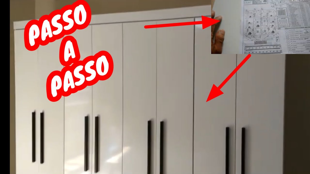 Montagem do guarda roupa 1684 Araplac #aula87