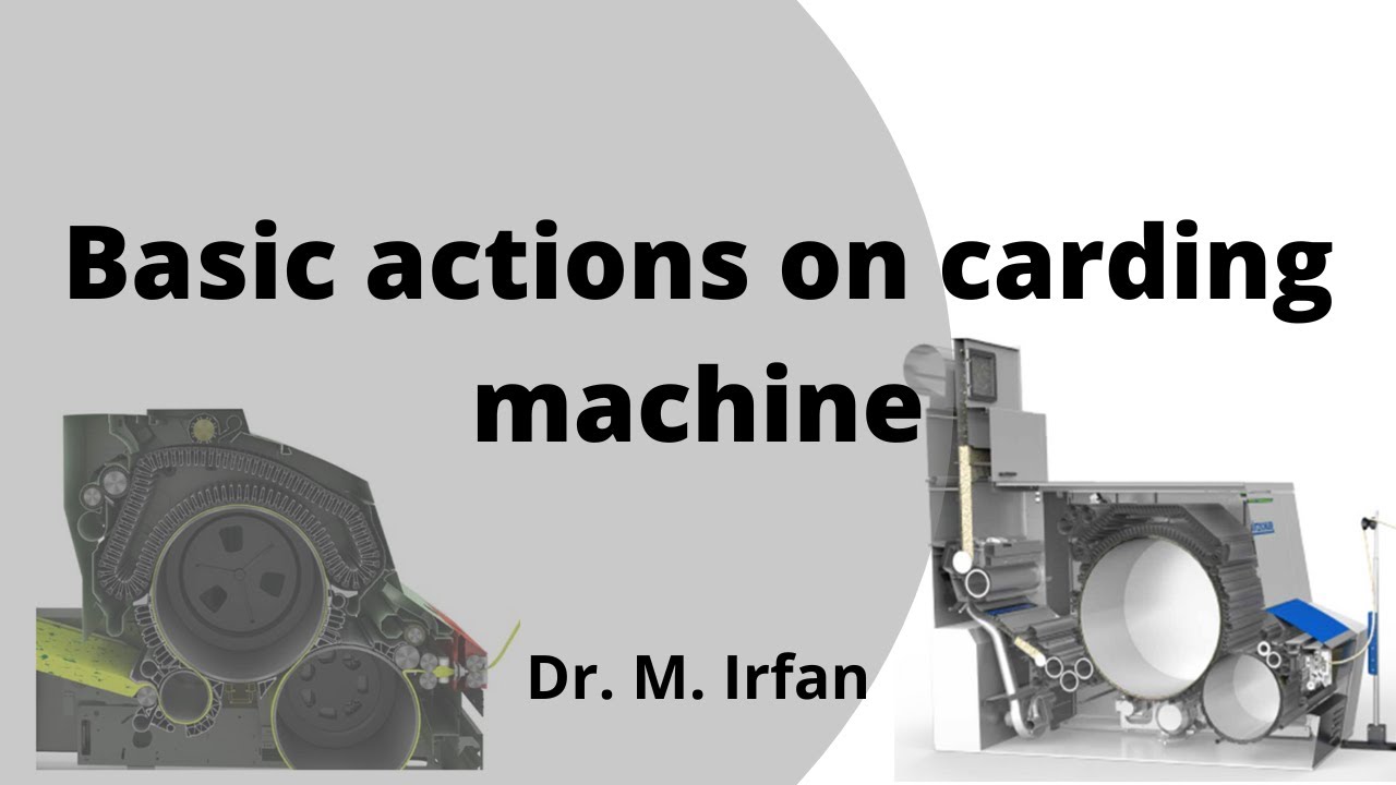 Basic action on carding machine: point to point, point to back and back to back action