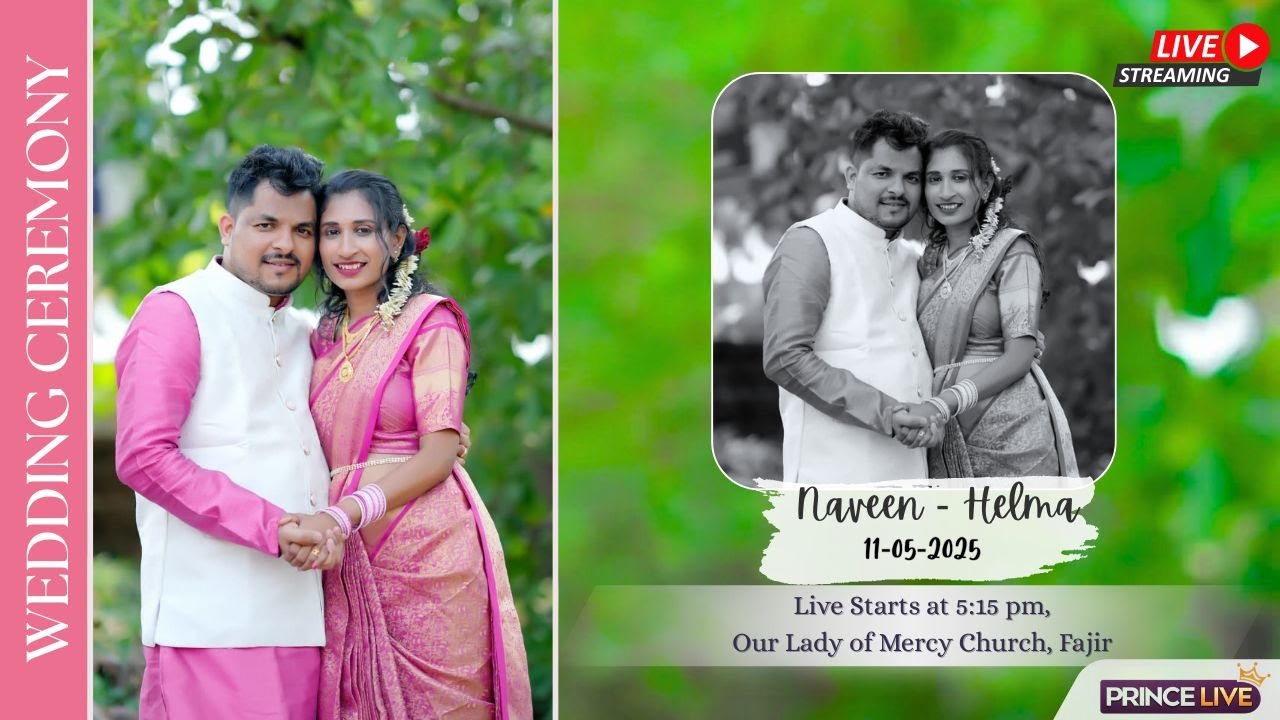 WEDDING CEREMONY // NAVEEN WITH HELMA // LIVE FROM OUR LADY OF MERCY CHURCH FAJIR
