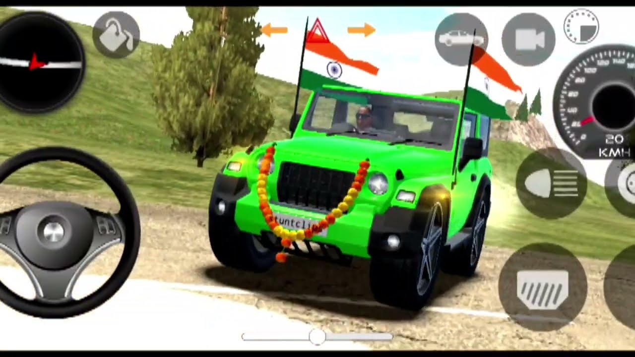 Tution Badmashi ka song The Thar drive Indian cars Simulator3D Gameplay video 