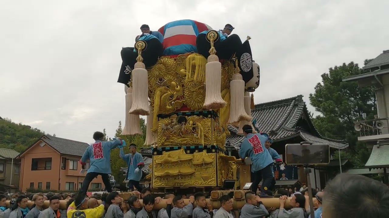 坂出八幡祭り2025 男意気太鼓台