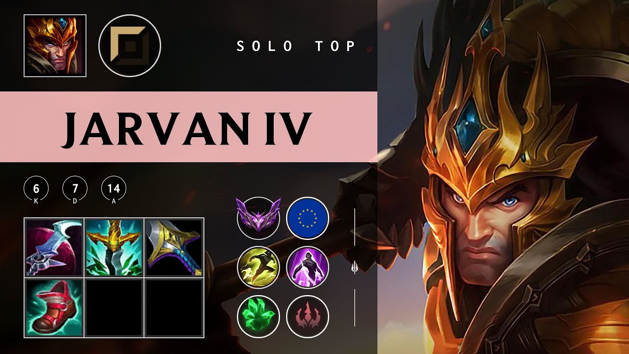 Jarvan IV Top vs Sion - EUW Master Patch 25.24