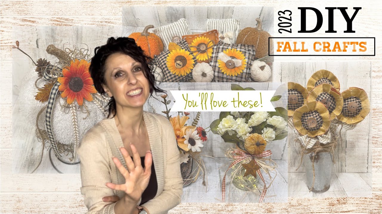 DIY Rustic Farmhouse Fall Crafts | DIY Fall Crafts | DIY Farmhouse Fall Home Decor Crafts 2023