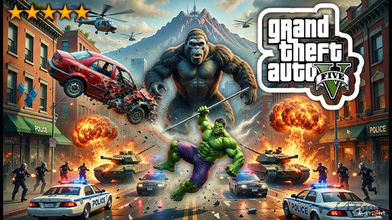 GTA 5 Live Hulk Run For The Life 346 | SAP Gaming #viral #gameplay #gaming #gta #gta5