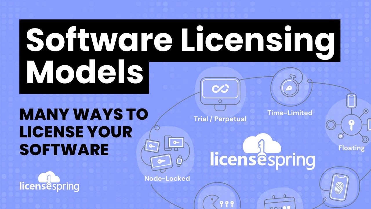Software Licensing Models - List of license models supported on LicenseSpring