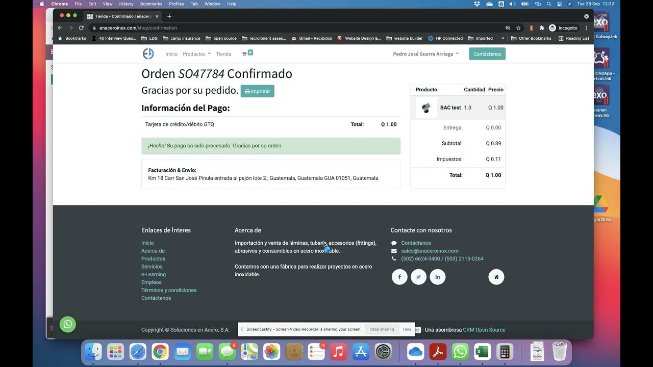 odoo ecommerce payment