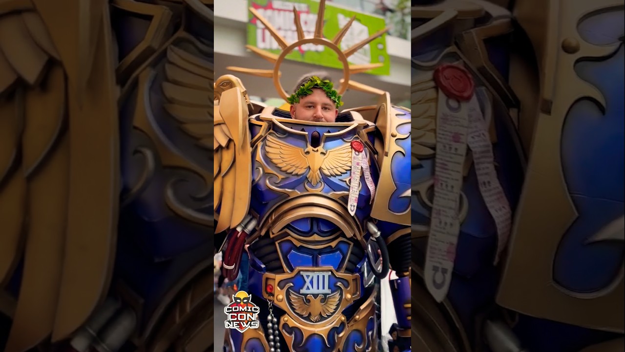 Roboute Guilliman ⚔️ Primarch of the Ultramarines 🛡️ Warhammer 40K #shorts #warhammer40k #cosplay