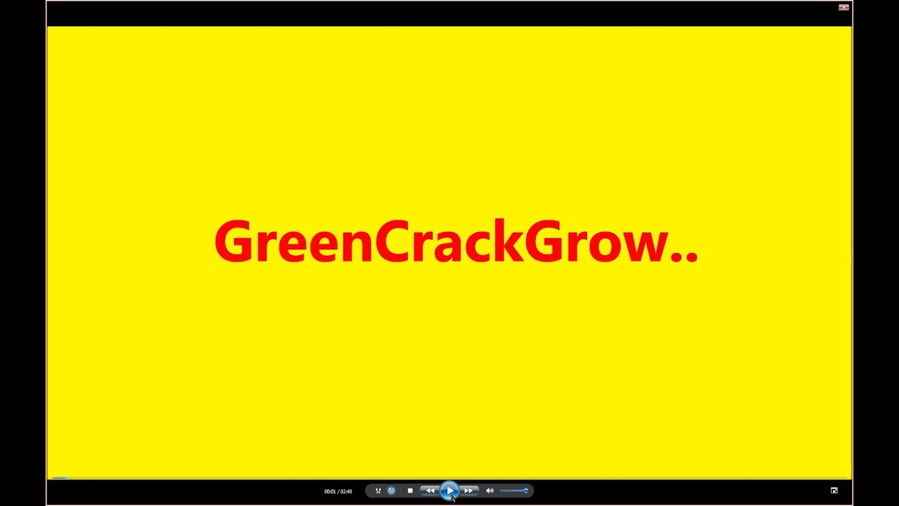 (#GreenCrackGrow):  1stGrow~~