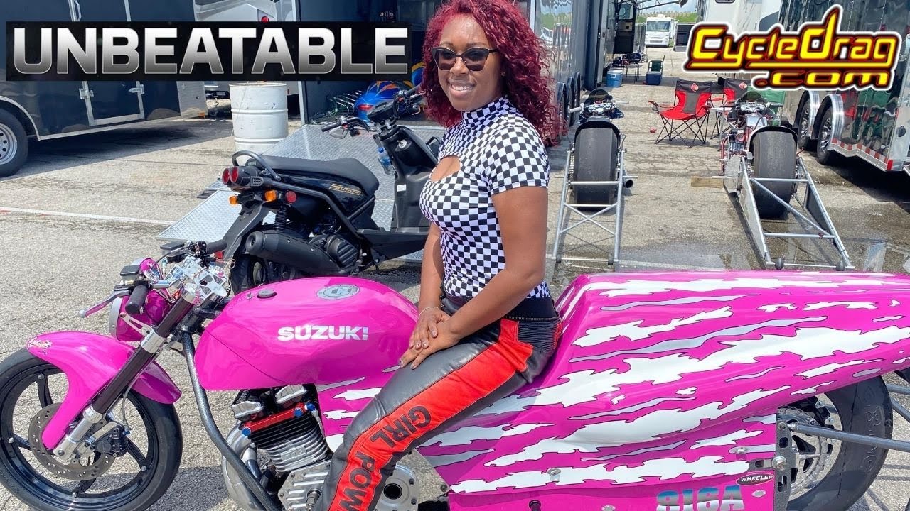 Inspirational 1st BLACK FEMALE Pro Mod Nitrous Motorcycle Racer & HOW she is QUICKLY earning RESPECT
