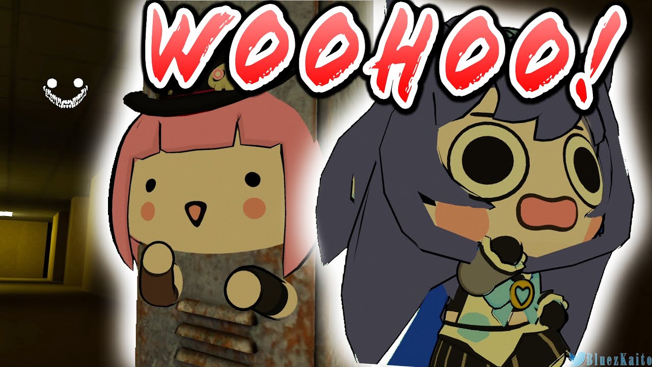 Kronii and Calli are staying in lockers because they are too scared |【Backrooms】