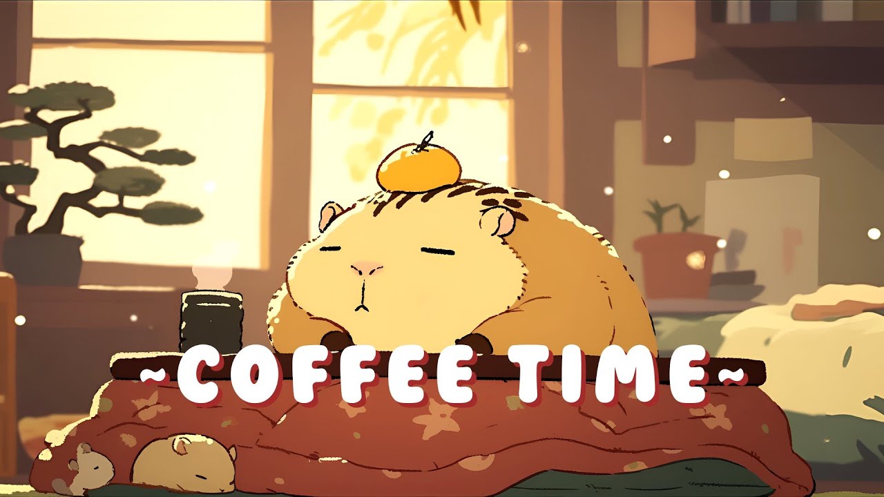 [Full Hour] Capybara Lofi Radio - Chill Study Music Mix ~ Tranquil Mood ~ 🎵 💫