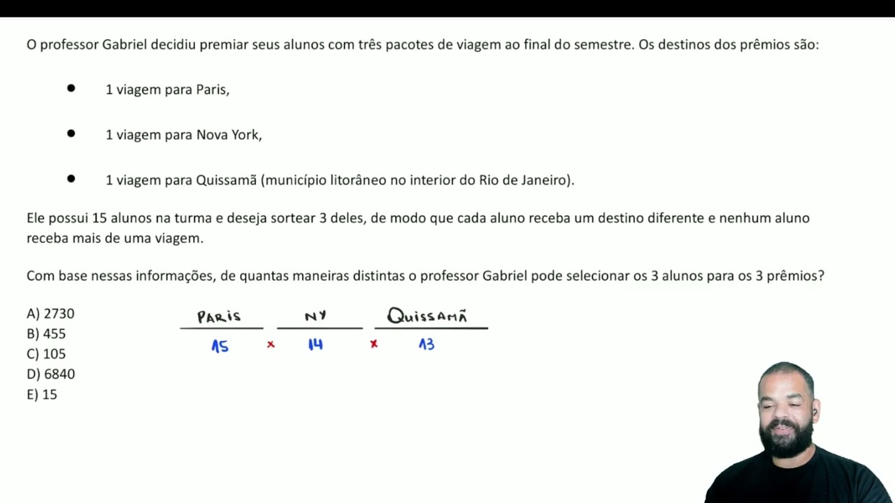 Aula 09   Análise combinatória   Parte 02   Copia