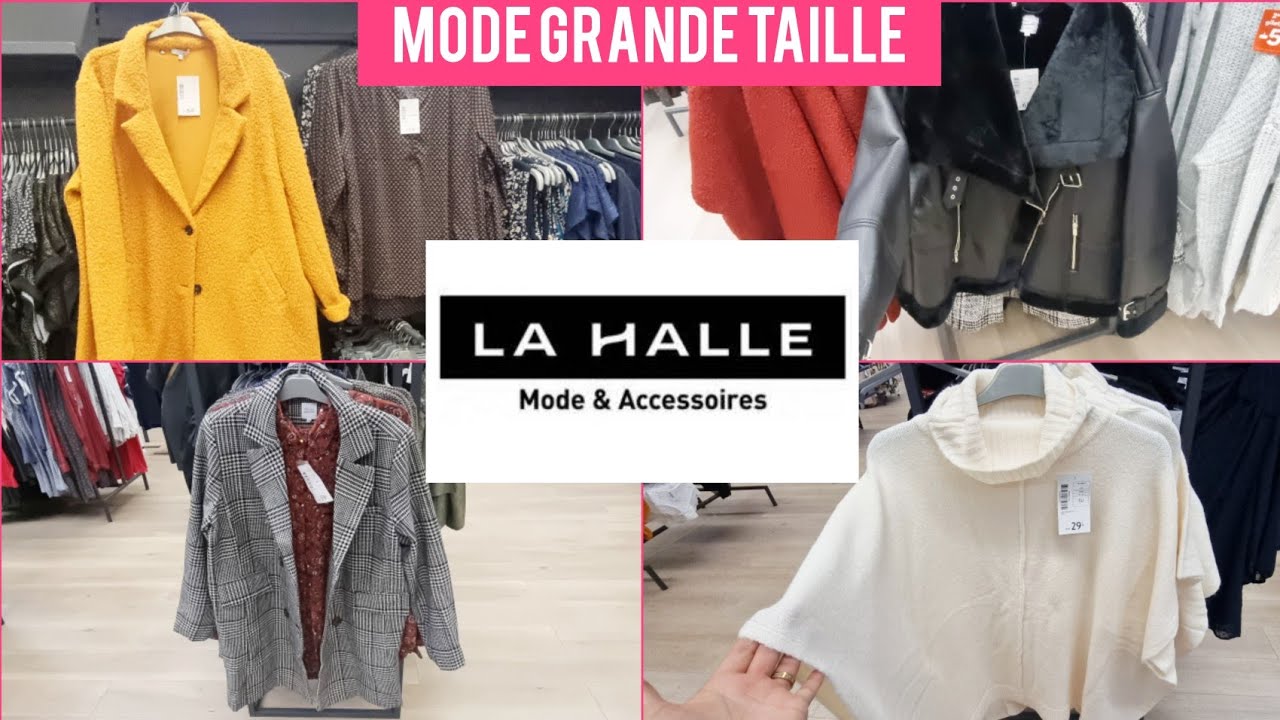 👖💃🏻LA HALLE MODE GRANDE TAILLE VÊTEMENTS FEMME 46 au 58 NOUVELLE COLLECTION AUTOMNE HIVER 2022
