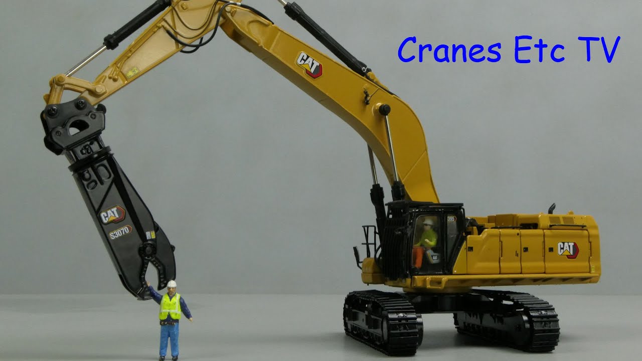 Diecast Masters Caterpillar 395 GP Version Hydraulic Excavator by Cranes Etc TV