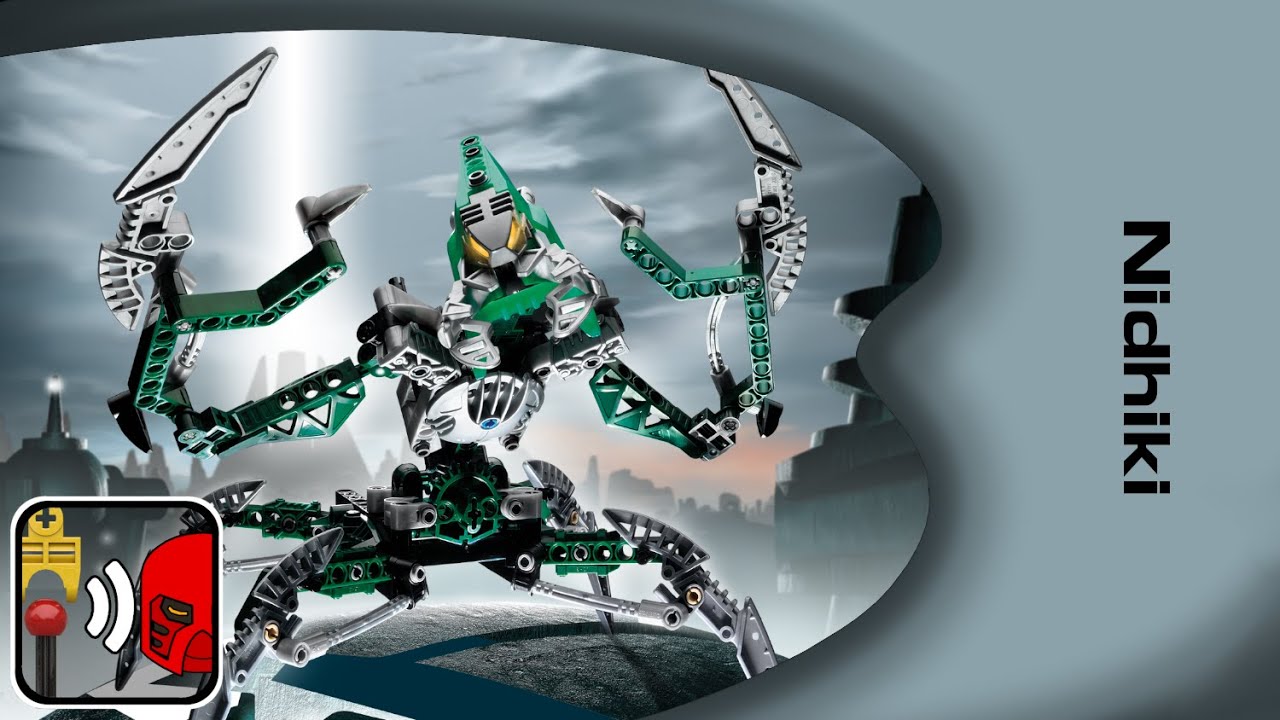 [ASMR] Lets Brick Bionicle - 8622 NIDHIKI
