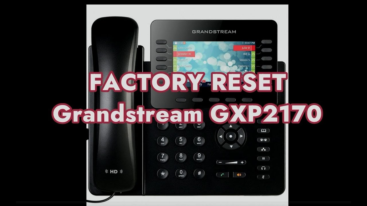 Factory Reset GXP2170